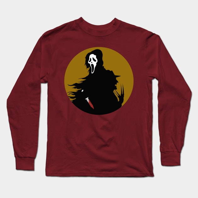 Wes Craven Icons - Ghostface & Freddy - Yellow Long Sleeve T-Shirt by JorisLAQ